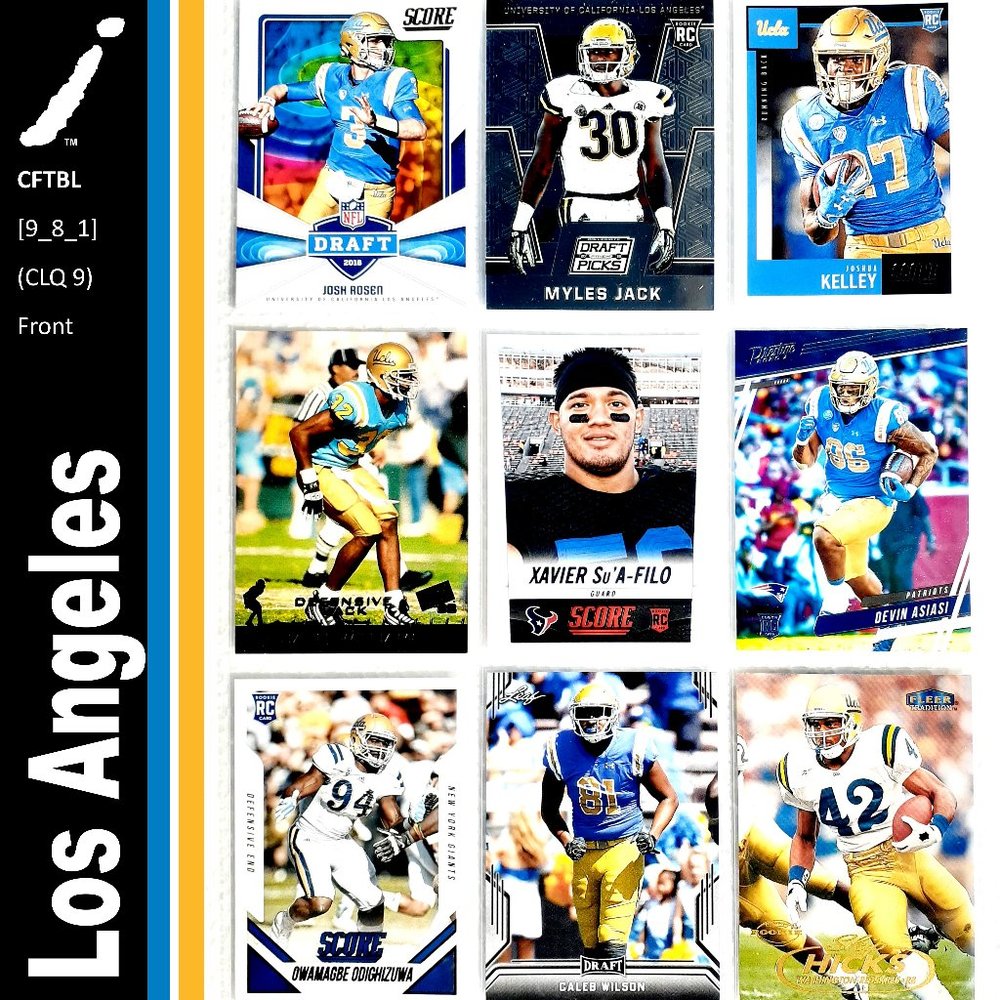 UCLA Bruins 9 Card Lot - CFTBL [9_8_1]